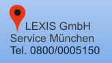 LEXIS GmbHService MünchenTel. 0800/0005150